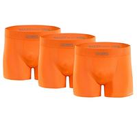 sesto senso 3er-Pack Enge Herren-Boxershorts Retro-Bunte Basic-Herrenunterwäsche Unterwäsche S/M Orange