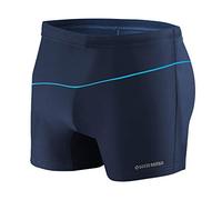 sesto senso Badehose Herren Eng Wettkampf Wasserdicht Schwimmhose M bis 4XL Enganliegende Bademode BD 314 3XL Navy Blau