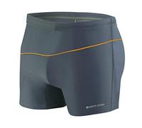 sesto senso Badehose Herren Eng Wettkampf Wasserdicht Schwimmhose M bis 4XL Enganliegende Bademode BD 314 XXL Grau Graphit