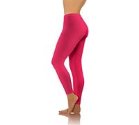sesto senso Damen Leggings Corallenfarbe Lang Baumwolle Mädchen Fitnesshose Sporthose Bunte Yoga L Coral