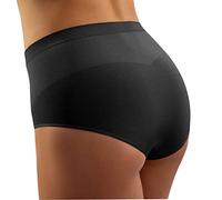 sesto senso Damen Miederslip Nahtlos Figurformend Bauch Weg Effekt Shapewear L/XL Schwarz