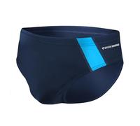 sesto senso Herren Badehose Slip Schwimmhose M bis 4XL Bademode Swimming Shorts BD 411 3XL, Blau