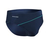 sesto senso Herren Badehose Slip Schwimmhose M bis 4XL Bademode Swimming Shorts BD 413 3XL, Blau