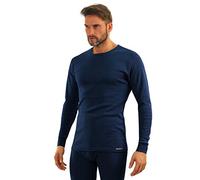 sesto senso Herren Langarm Unterhemd ssk (M, Dunkelblau)