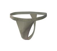 sesto senso Herren String Baumwolle Thong Slips 1er Pack Tanga Sport G-String S Dunkelbeige