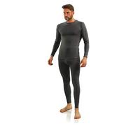 sesto senso Lange Unterwäsche Herren Set Baumwolle Langarmes Unterhemd Lange Unterhose Thermounterwäsche Winter Funktionsunterwäsche