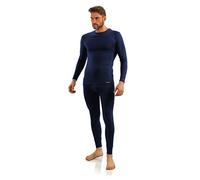 sesto senso Lange Unterwäsche Herren Set Baumwolle Langarmes Unterhemd Lange Unterhose Thermounterwäsche Winter Funktionsunterwäsche