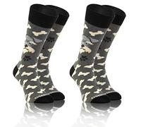 sesto senso Lustige Bunte Verschiedene Socken Baumwolle 2 Pack Unisex 43-47 Hund