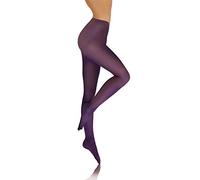 sesto senso Strumpfhose Damen Blickdicht 50 Den Microfaser 3D Anti-Cellulite Effekt 4 XL Violett