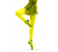 sesto senso Strumpfhose Mädchen 40 Den Kinderstrumpfhosen Blickdichte Mikrofaser Bunt Girl 128 134 Yellow Neon Gelb