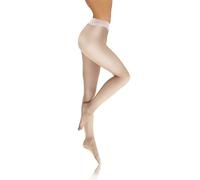 sesto senso Strumpfhosen Damen Transparent Den 8 Glatte Feinstrumpfhose Sommerstrumpfhosen 2 S Weiß 1 pack