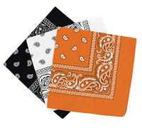 Set 3 bandanas paisley damen und herren 57x57cm