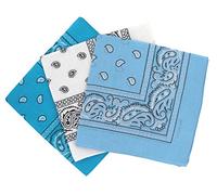 Set 3 bandanas paisley damen und herren 57x57cm