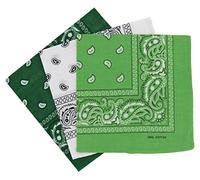 Set 3 bandanas paisley damen und herren 57x57cm