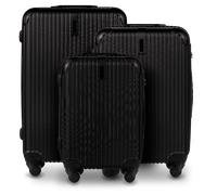 SET 3 KOFFERN WINGS EGRET 2.0 SCHWARZ Schwarz