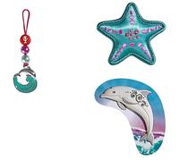 Step by Step Magic MAGS Dolphin Lana, 3-teilig, 2 Magnet-Applikationen und 1 Anhänger, als Ergänzung für den Schulranzen oder Vorschulrucksack