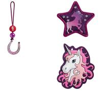 Step by Step Magic Mags „Sweet Unicorn Nuala“, 3-teilig, 2 Magnet-Applikationen und 1 Anhänger, Einhorn-Design, passend zum Schulranzen oder Vorschulrucksack