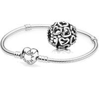SET amazon Pandora Armband 590719-18cm & 790964