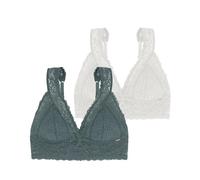 Set aus 2 Bralettes mit Bügeln, niedriger Polsterung und verstellbaren Trägern