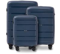 Set aus 3 Wings HAWFINCH 3.0 Koffern aus Polypropylen BLAU Blau
