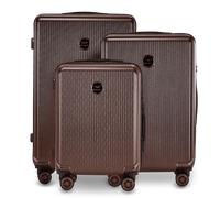 Set aus 3 Wings PC African Eagle 2.0 Koffern SCHOKOBRAUN Braun