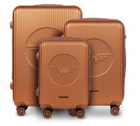 Set aus 3 Wings Swallow 3.0 Koffern BRAUN Braun