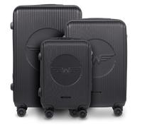 Set aus 3 Wings Swallow 3.0 Koffern DUNKELGRAU Grau
