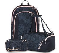 satch Set aus air + Sporttasche + Schlamperbox 26 Midnight Jungle