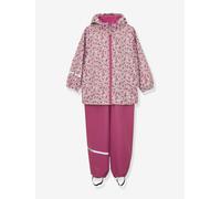 Set aus Regenjacke & Regenhose, reflektierende Details Mädchen CeLaVi fuchsia Gr. 110