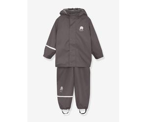 Set aus Regenjacke & Regenhose, wind- & wasserdicht Kinder CeLaVi grau Gr. 98