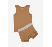 Set Jungen Unterwäsche Boxershorts und Unterhemd aus Bambusviskose Chipmunk Minymo Größe: 122