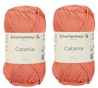 SMC Catania Originals Garn, 100 % merzerisierte Baumwolle, insgesamt 100 g, je 50 g, 136 m Amigurumi-Garn Fine-Sport 2 (427 SCA) MPI)