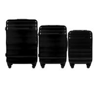 Set mit 3 Koffern Wings VULTURE BLACK Schwarz