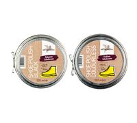 Set zur Schuhpflege - Shoe Polish black 100 ml & colourless 100 ml - Schuhcreme schwarz & farblos