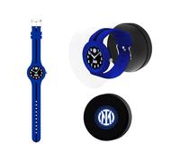 Seven Armbanduhr für Jungen von Inter aus Silikon, offizielles Produkt, Fußball-Motiv, Geschenkidee für Kinder und Erwachsene