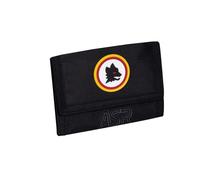 Seven AS Roma Geldbörse mit Klettverschluss für Jungen, Innenfächer und Münzfach, Kinder, Jungen, Fußball, offizielles Produkt, Geschenkidee