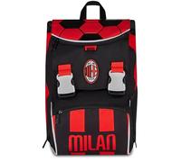 Seven Ausziehbarer Rucksack Milan – 24 l, Doppelfach, Schwarz, seitlicher Reißverschluss, Kinder
