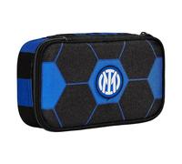 Seven Cross&Go Quick Case Fc Inter Federmäppchen komplett mit Reißverschluss + gratis Lederfußball