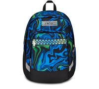 Seven Ergonomischer Schulranzen, Tornister für Schule Sport Freizeit, Schulrucksack für Kinder Mädchen und Jungen, mit Trinkflaschenfach, gepolstert, nachhaltig, blau