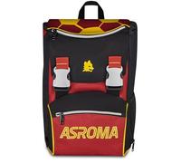 Seven Erweiterbarer Rucksack Rom, Doppelfach, Rot, 24 l, seitlicher Reißverschluss, Fronttasche, Seitentasche für Trinkflasche, Grund- und Mittelschule, Kinder, Jungen, Fußball, offizielles Produkt