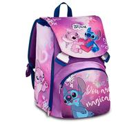 Seven Rucksack Stitch, erweiterbar, Doppelfach, Flaschentasche, Violett, für Mädchen