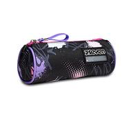 Seven Federmäppchen J112, Mäppchen, Federtasche für Schreibwaren, Mädchen&Jungen, Schule und Gymnasium, Teenager, schwarz, PINKYPOIS GIRL