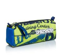 Seven Federmäppchen, Mäppchen, Federtasche für Schreibwaren, Mädchen-Jungen, Kindergarten, Schule und Gymnasium, Teenager, grün-blau