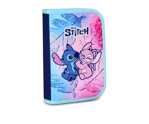 Seven Federmäppchen mit Lilo&Stitch, Mäppchen, Mehrfarbig, Federtasche für Schreibwaren, Etui komplett mit Bleistiften, Filzstiften, Schulmaterial, Kindergarten- Grundschule, XXL, 14-teilig