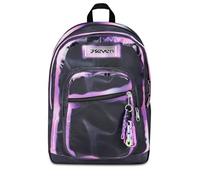 Seven FREETHINK Schulrucksack, Doppelfach, Schwarz, 34 l, multifunktional, Fronttasche, Seitentasche für Trinkflasche, Innenfach für PC, mittlere und obere Schule, Mädchen, Mädchen