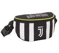 Seven Hüfttasche Juventus Bauchtasche Gürteltasche für Damen und Herren, Outdoor, Fußball schwarz-weiß mit Reißverschluss