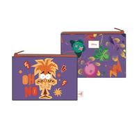 Seven Inside Out 2 Clutch mit Reißverschluss, violett, Kosmetiktasche für persönliche Gegenstände, Reisezubehör für Mädchen und Jungen, violett, Taglia Unica