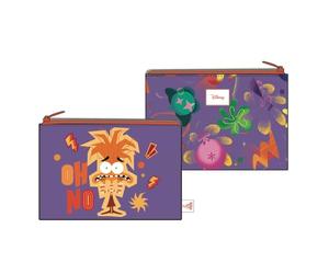 Seven Inside Out 2 Clutch mit Reißverschluss, violett, Kosmetiktasche für persönliche Gegenstände, Reisezubehör für Mädchen und Jungen, violett, Taglia Unica