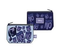 Seven Inside Out 2 Geldbörse mit Reißverschluss, Violett und bunte Illustrationen, Münzfach, Zubehör für Mädchen und Mädchen, violett, Taglia Unica