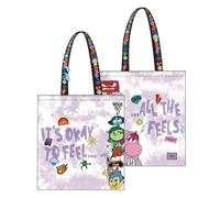 Seven Inside Out 2 Tote Bag Vertikal, Lila, Einkaufs- und Freizeittasche, Tote Bag für Mädchen und Mädchen, Lila, Taglia Unica